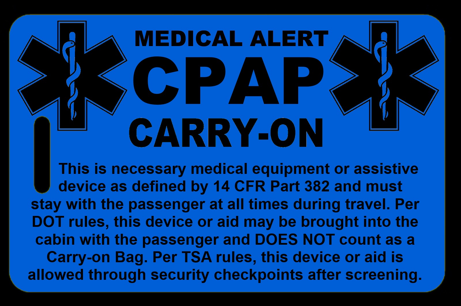 tsa cpap carry on