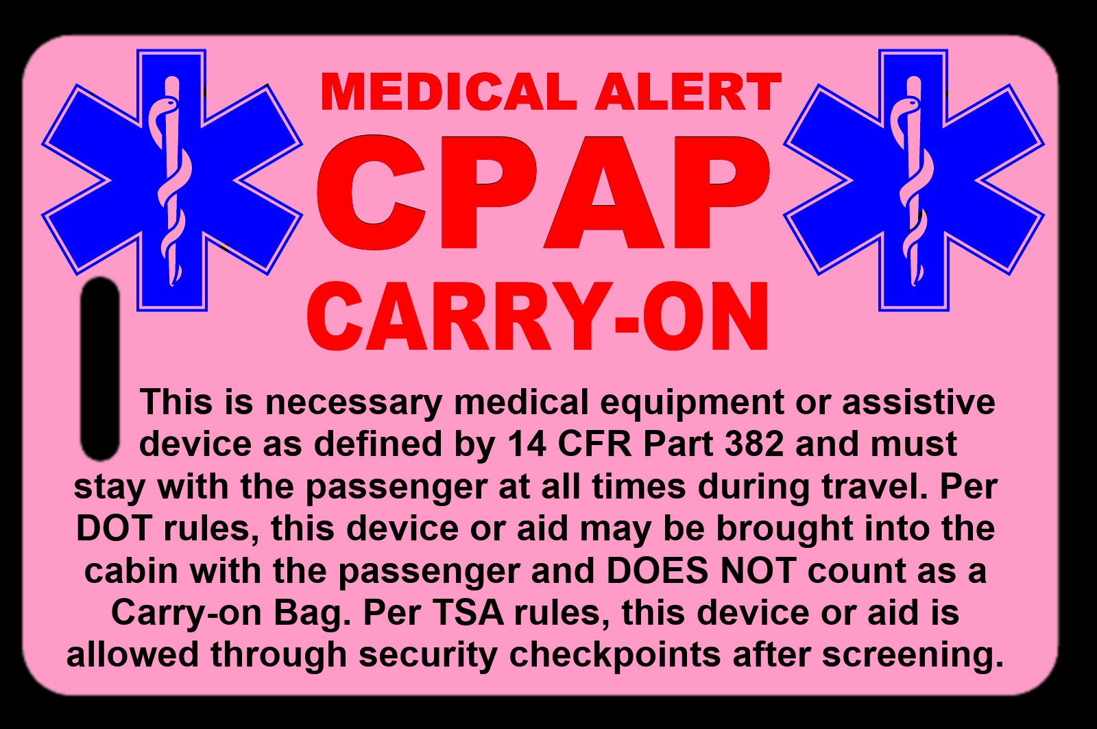 tsa cpap carry on